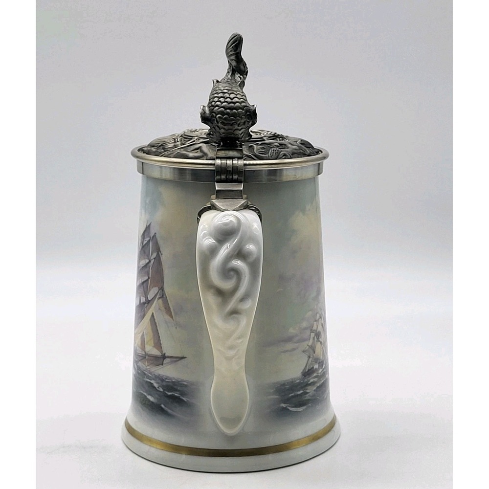 "The China Clippers" Stein By Leonard J Pearce 1984 Franklin Porcelain - Picture 4 of 12